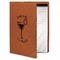 Margarita Lover Cognac Leatherette Portfolios with Notepad - Small - Main