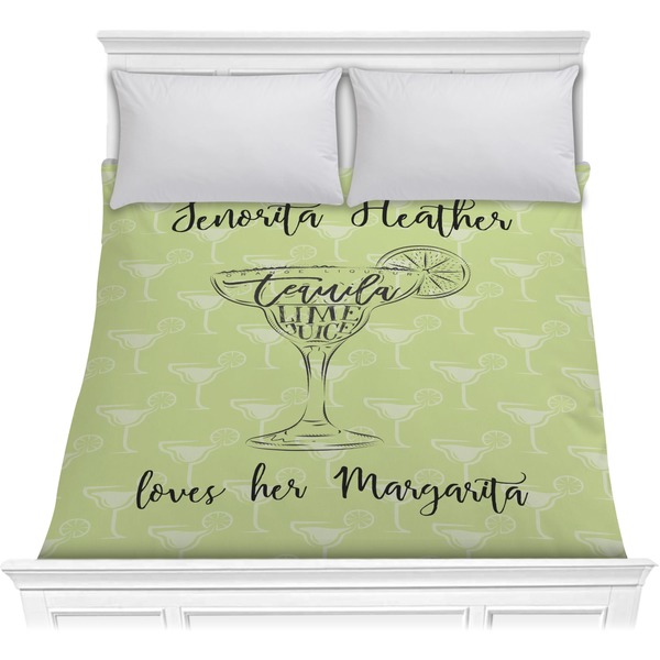 Custom Margarita Lover Comforter - Full / Queen (Personalized)