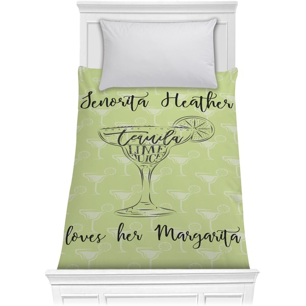 Custom Margarita Lover Comforter - Twin (Personalized)