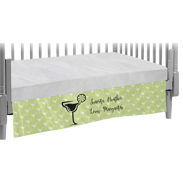 Custom Margarita Lover Crib Skirt w/ Name or Text