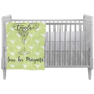 Margarita Lover Crib Comforter / Quilt w/ Name or Text
