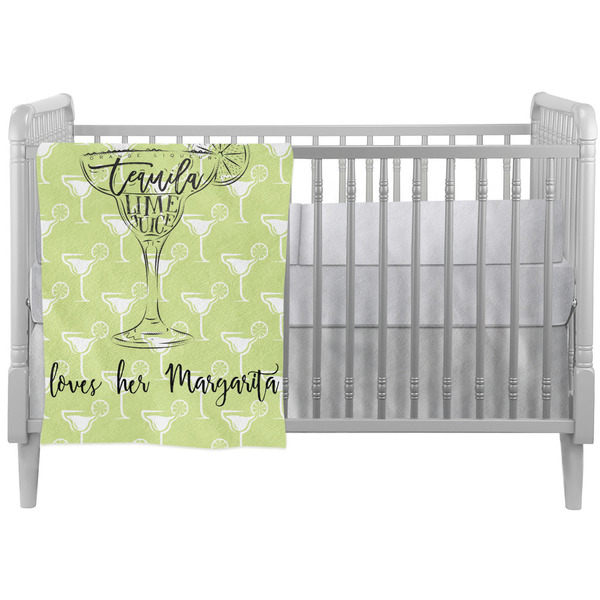 Custom Margarita Lover Crib Comforter / Quilt w/ Name or Text