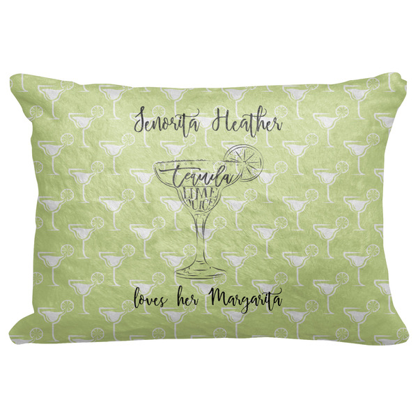 Custom Margarita Lover Decorative Baby Pillowcase - 16"x12" w/ Name or Text