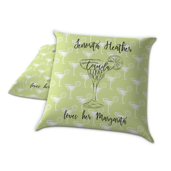 Margarita Lover Decorative Pillow Case - TWO