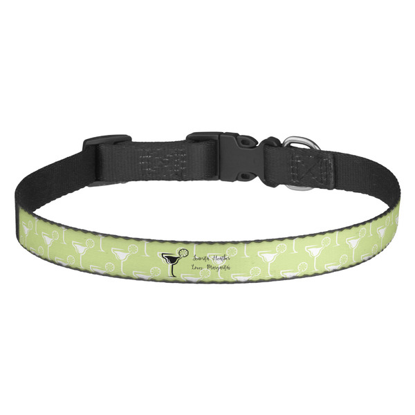 Custom Margarita Lover Dog Collar - Medium (Personalized)