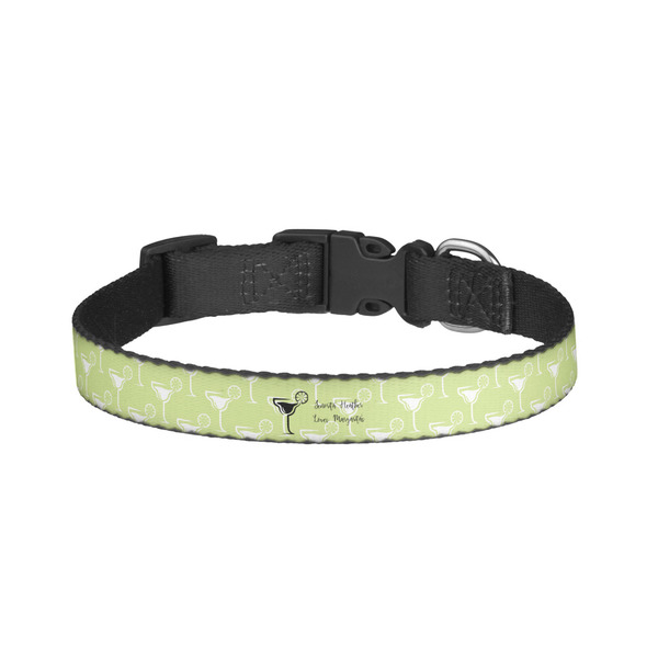 Custom Margarita Lover Dog Collar - Small (Personalized)