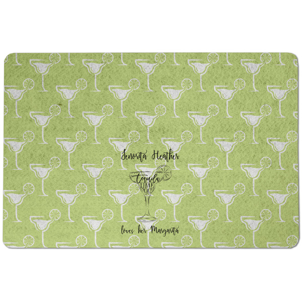 Custom Margarita Lover Dog Food Mat w/ Name or Text