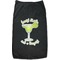 Margarita Lover Black Pet Shirt - 2XL (Personalized)