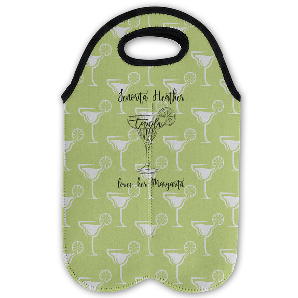 Margarita Lover Double Wine Tote - Flat (new)