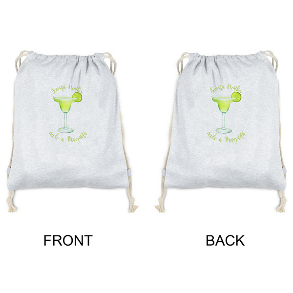 Margarita Lover Drawstring Backpacks - Sweatshirt Fleece - Double Sided - APPROVAL
