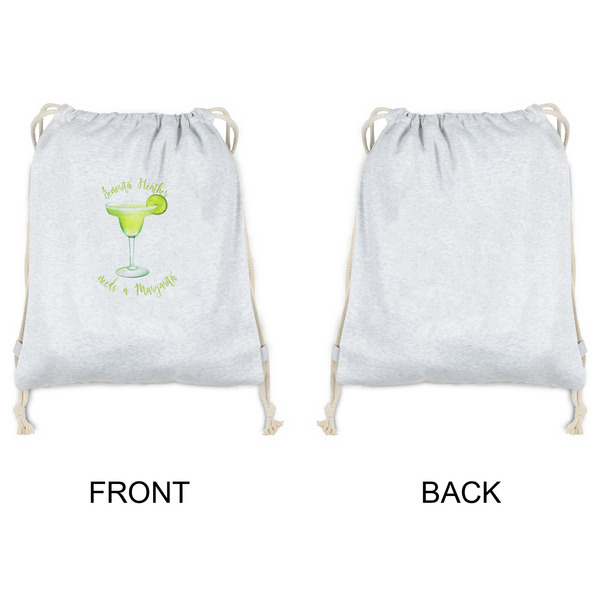 Margarita Lover Drawstring Backpacks - Sweatshirt Fleece - Single Sided - APPROVAL