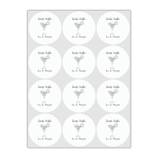 Margarita Lover Drink Topper - Small - Set of 12