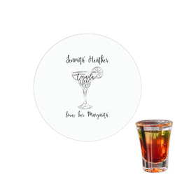 Margarita Lover Printed Drink Topper - 1.5" (Personalized)