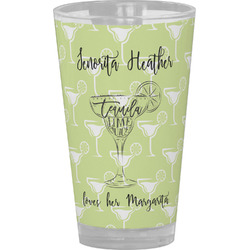 Margarita Lover Pint Glass - Full Color (Personalized)