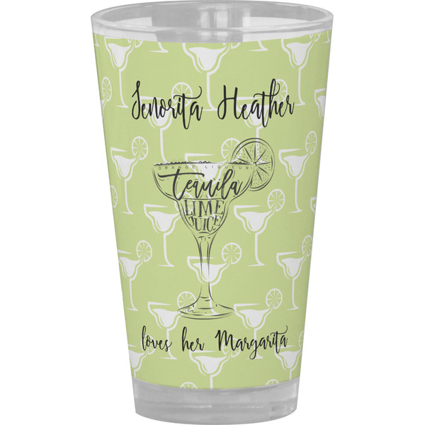 Custom Margarita Lover Pint Glass - Full Color (Personalized)