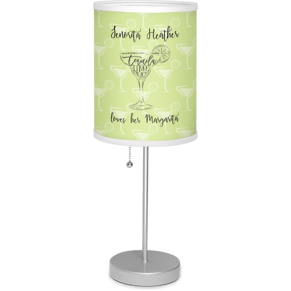 Custom Margarita Lover Lamp with Drum Shade (Personalized)