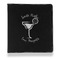 Margarita Lover Leather Binder - 1" - Black (Personalized)