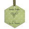 Margarita Lover Frosted Glass Ornament - Hexagon