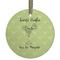 Margarita Lover Frosted Glass Ornament - Round