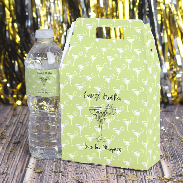 Margarita Lover Gable Favor Box - In Context
