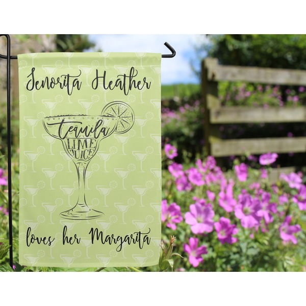 Margarita Lover Garden Flag - Outside In Flowers