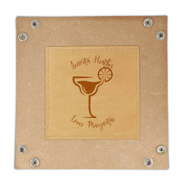 Margarita Lover Genuine Leather Valet Trays - FRONT