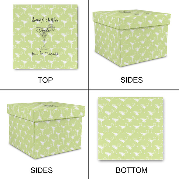 Margarita Lover Gift Boxes with Lid - Canvas Wrapped - Medium - Approval
