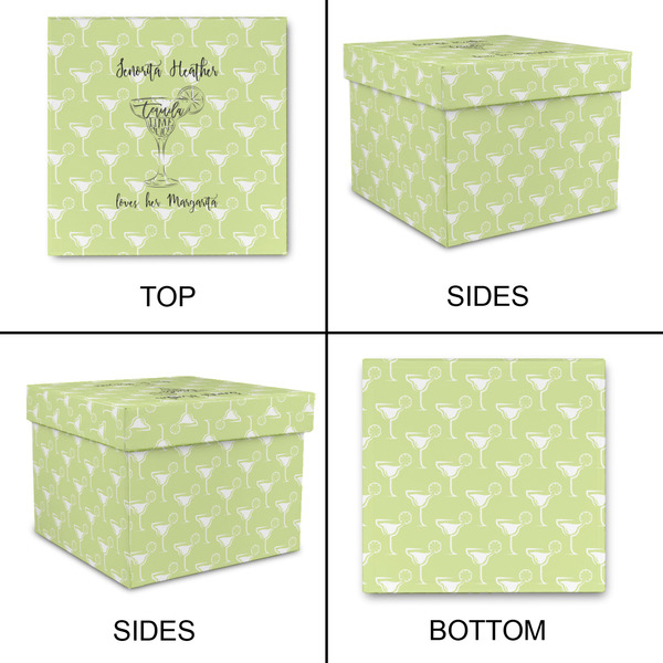 Margarita Lover Gift Boxes with Lid - Canvas Wrapped - Small - Approval