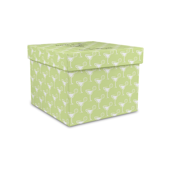 Margarita Lover Gift Boxes with Lid - Canvas Wrapped - Small - Front/Main