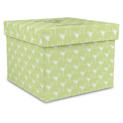 Margarita Lover Gift Box with Lid - Canvas Wrapped - X-Large (Personalized)