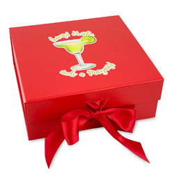 Margarita Lover Gift Box with Magnetic Lid - Red (Personalized)