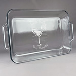 Margarita Lover Glass Baking Dish with Truefit Lid - 13in x 9in (Personalized)