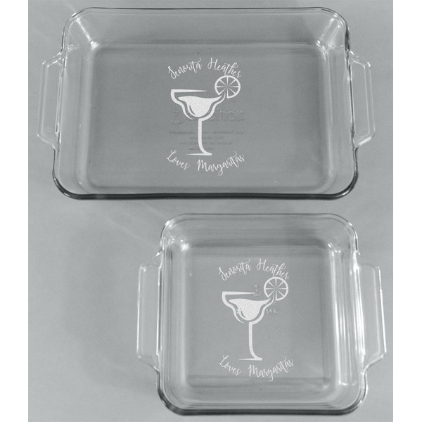 Margarita Lover Glass Baking Dish Set - FRONT