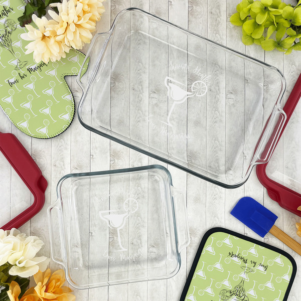 Margarita Lover Glass Baking Dish Set - LIFESTYLE