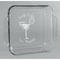 Margarita Lover Glass Cake Dish - 8in x 8in (Personalized)