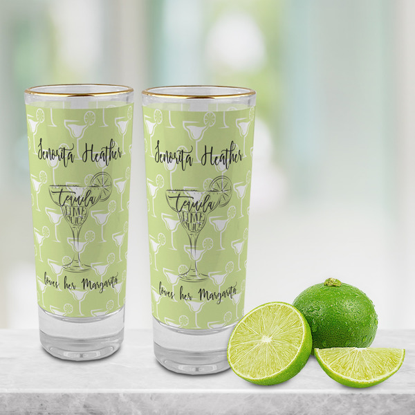 Margarita Lover Glass Shot Glass - 2 oz - LIFESTYLE