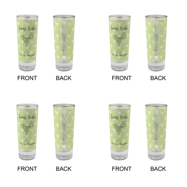 Margarita Lover Glass Shot Glass - 2 oz - Set of 4 - APPROVAL
