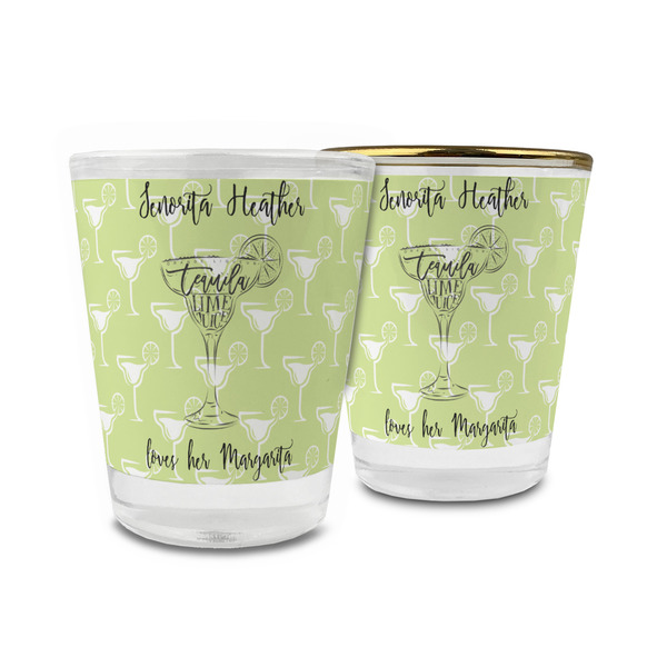 Custom Margarita Lover Glass Shot Glass - 1.5 oz (Personalized)