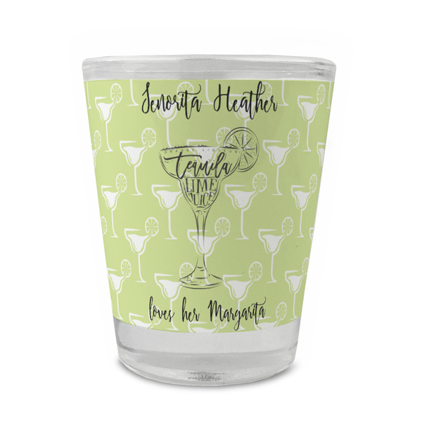Custom Margarita Lover Glass Shot Glass - 1.5 oz - Single (Personalized)