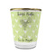 Margarita Lover Glass Shot Glass - With gold rim - FRONT