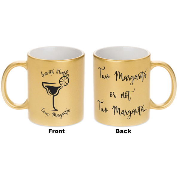 Margarita Lover Gold Mug - Apvl