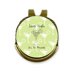 Margarita Lover Golf Ball Marker - Hat Clip - Gold