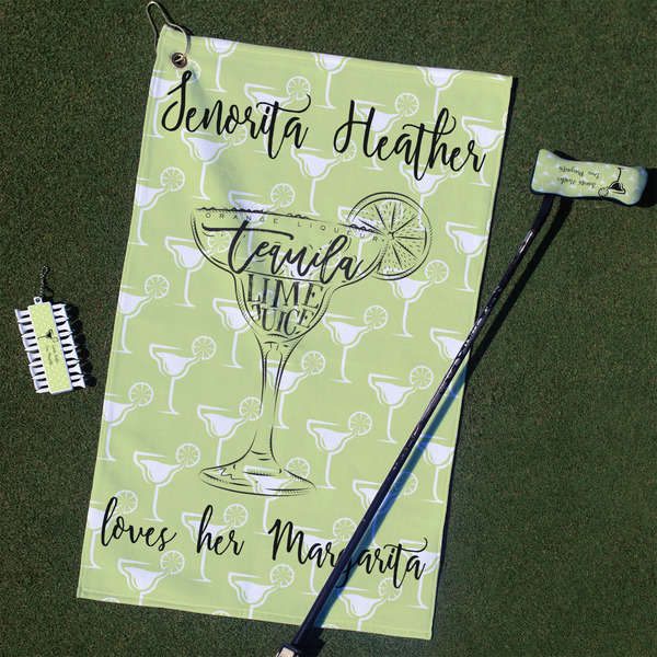 Custom Margarita Lover Golf Towel Gift Set (Personalized)