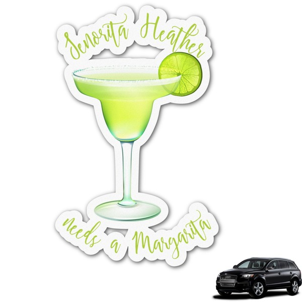 Custom Margarita Lover Graphic Car Decal (Personalized)