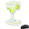 Margarita Lover Graphic Car Decal (Personalized)