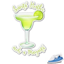 Margarita Lover Graphic Iron On Transfer - Up to 6"x6" (Personalized)