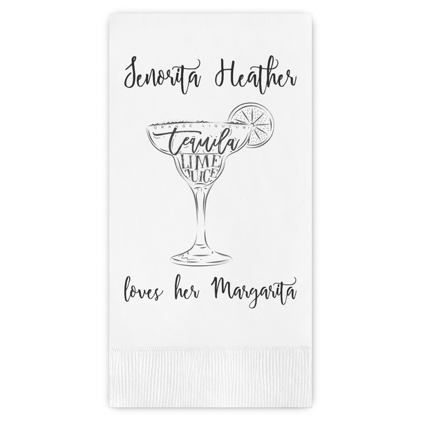 Custom Margarita Lover Guest Paper Towels - Full Color (Personalized)