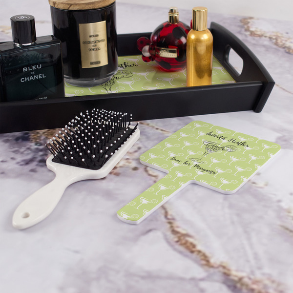 Margarita Lover Hand Mirror - With Hair Brush