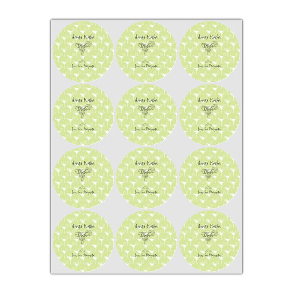 Margarita Lover Icing Circle - Small - Set of 12