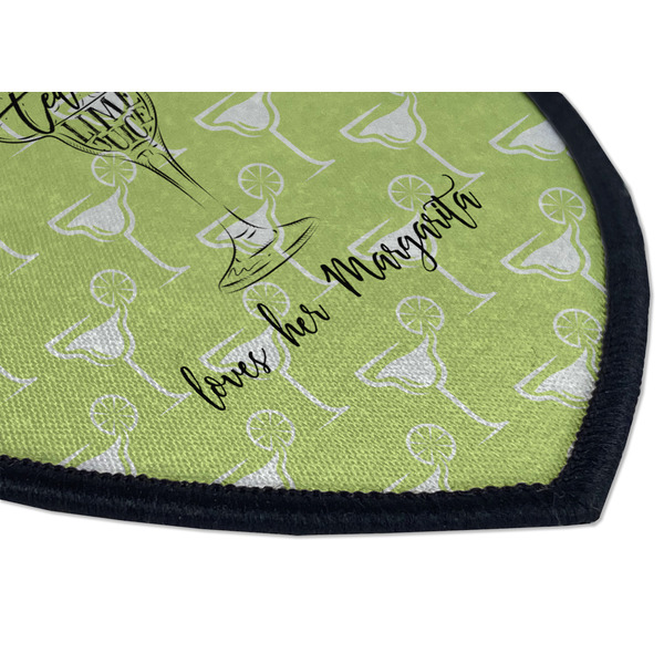 Margarita Lover Iron on Shield 3 Detail
